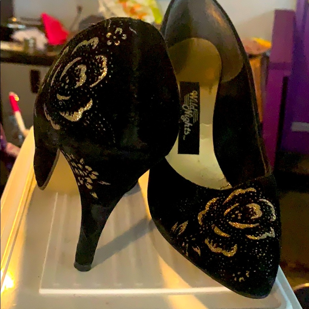 Velvet High Heels